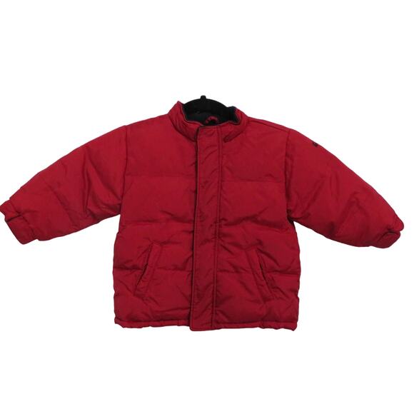Baby GAP Baby Sz 24M Red Puffer Quilted Jacket Zippered Front - Picture 1 of 7